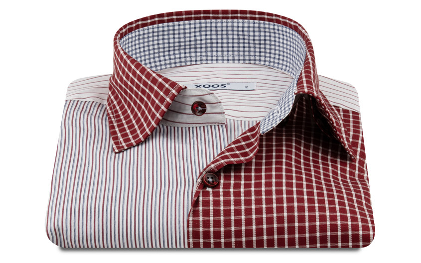 Chemise à patchwork à...