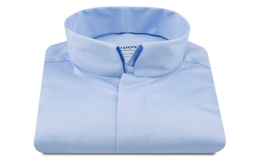 Chemise bleue à col...