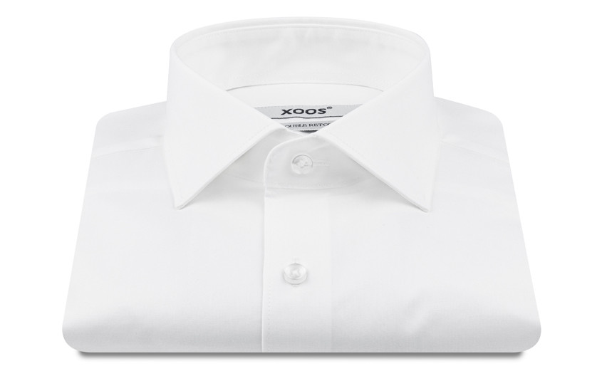 Chemise col Italien blanche...