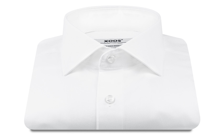 Chemise col Italien blanche...